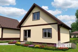 Дом 84м&sup2;, 2-этажный, участок 4 сот.  