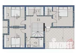 Коттедж 210м&sup2;, 2-этажный, участок 4 сот.  