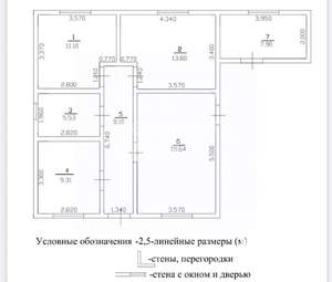 Дом 100м², 1-этажный, участок 4 сот.  