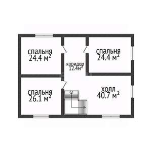 Дом 242м&sup2;, 2-этажный, участок 6 сот.  