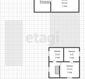Дом 127м², 2-этажный, участок 4 сот.  