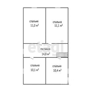 Дом 150м², 2-этажный, участок 10 сот.  
