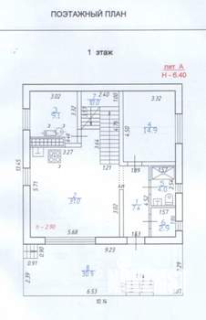 Дом 200м², 2-этажный, участок 6 сот.  