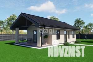 Дом 70м&sup2;, 1-этажный, участок 4 сот.  