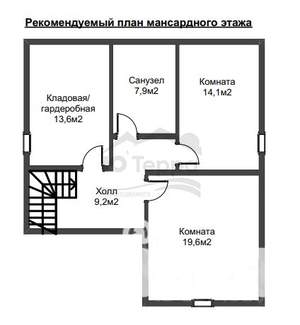 Дом 207м², 2-этажный, участок 6 сот.  