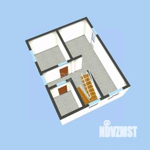 Дом 132м&sup2;, 2-этажный, участок 5 сот.  