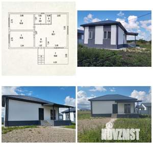 Дом 64м&sup2;, 1-этажный, участок 4 сот.  