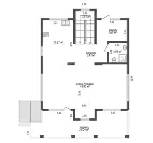 Дом 304м², 2-этажный, участок 7 сот.  