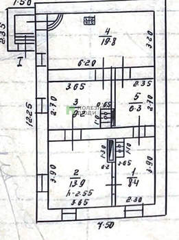 Дом 75м², 1-этажный, участок 5 сот.  