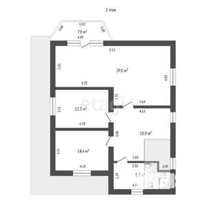 Дом 297м&sup2;, 3-этажный, участок 10 сот.  