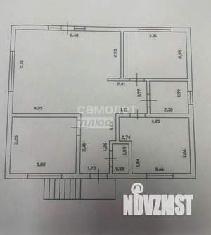 Дом 90м², 1-этажный, участок 5 сот.  