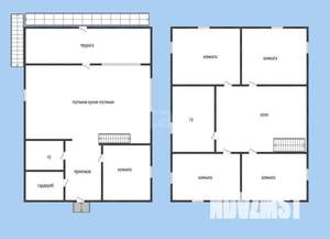 Дом 199м&sup2;, 3-этажный, участок 8 сот.  