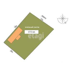 Дом 480м&sup2;, 2-этажный, участок 18 сот.  