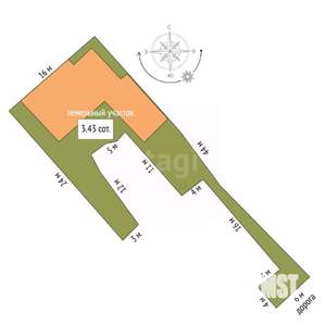 Дом 296м&sup2;, 1-этажный, участок 7 сот.  