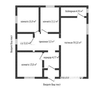 Дом 100м², 1-этажный, участок 4 сот.  