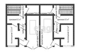 Дом 770м&sup2;, 3-этажный, участок 10 сот.  