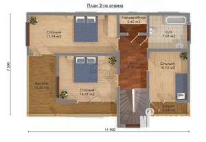 Дом 160м&sup2;, 2-этажный, участок 8 сот.  