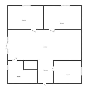 Дом 91м&sup2;, 1-этажный, участок 4 сот.  