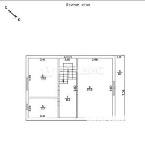 Дом 140м&sup2;, 2-этажный, участок 4 сот.  