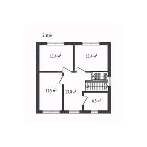 Дом 112м&sup2;, 2-этажный, участок 4 сот.  