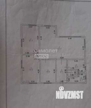 Дом 107м², 1-этажный, участок 6 сот.  