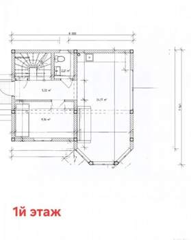 Дом 120м&sup2;, 2-этажный, участок 7 сот.  
