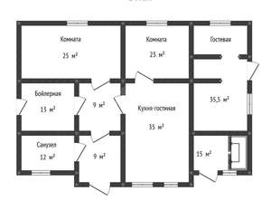 Дом 353м², 2-этажный, участок 6 сот.  