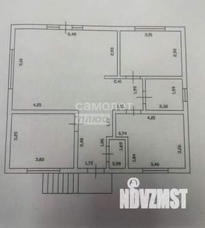 Дом 90м², 1-этажный, участок 5 сот.  