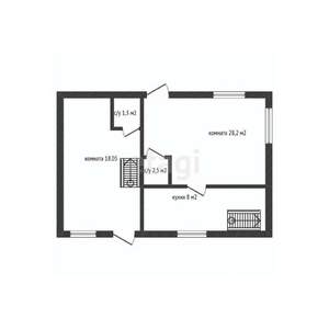 Дом 116м&sup2;, 2-этажный, участок 6 сот.  