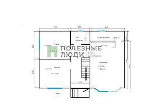 Дом 148м², 2-этажный, участок 3 сот.  