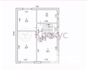 Дом 160м², 2-этажный, участок 3 сот.  