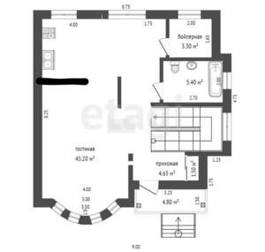 Дом 150м², 2-этажный, участок 3 сот.  