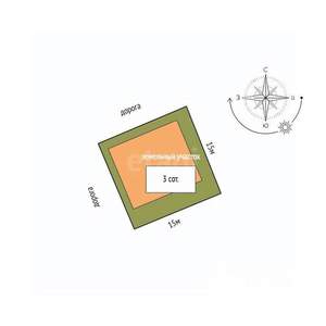 Таунхаус 167м&sup2;, 2-этажный, участок 3 сот.  