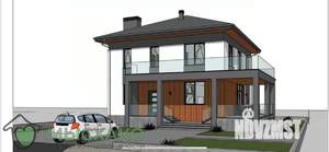 Дом 260м&sup2;, 2-этажный, участок 5 сот.  