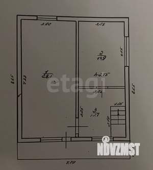 Дом 134м&sup2;, 2-этажный, участок 9 сот.  
