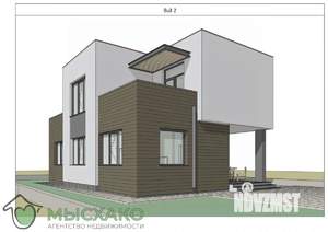 Дом 180м², 2-этажный, участок 5 сот.  