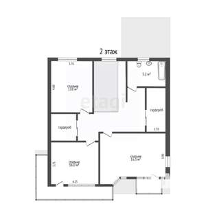 Дом 150м², 2-этажный, участок 3 сот.  