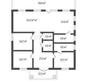Дом 340м², 2-этажный, участок 16 сот.  