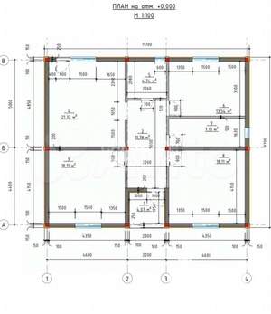 Дом 113м², 1-этажный, участок 5 сот.  