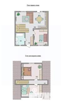 Дом 85м&sup2;, 2-этажный, участок 5 сот.  