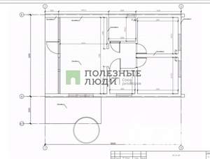 Дом 60м&sup2;, 1-этажный, участок 6 сот.  