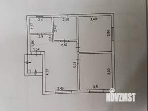 Коттедж 65м², 1-этажный, участок 5 сот.  