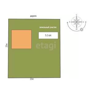 Дом 227м², 2-этажный, участок 5 сот.  