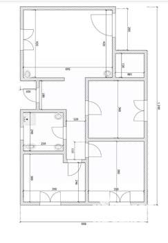 Дом 100м&sup2;, 1-этажный, участок 6 сот.  