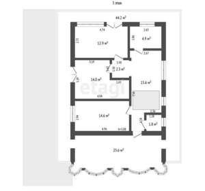 Дом 444м², 4-этажный, участок 5 сот.  