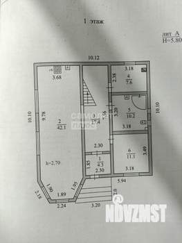 Дом 175м², 2-этажный, участок 5 сот.  