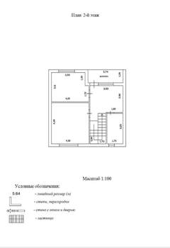 Дом 113м², 2-этажный, участок 3 сот.  
