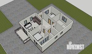 Дом 120м², 2-этажный, участок 6 сот.  