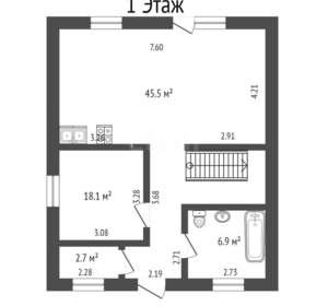 Дом 120м², 2-этажный, участок 5 сот.  