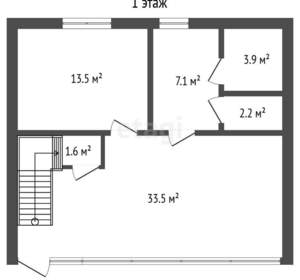 Дом 160м², 2-этажный, участок 4 сот.  